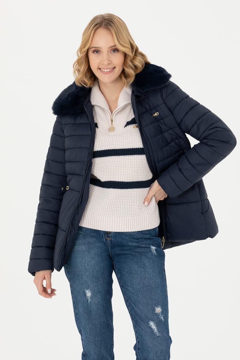 Kadın Lacivert Mont