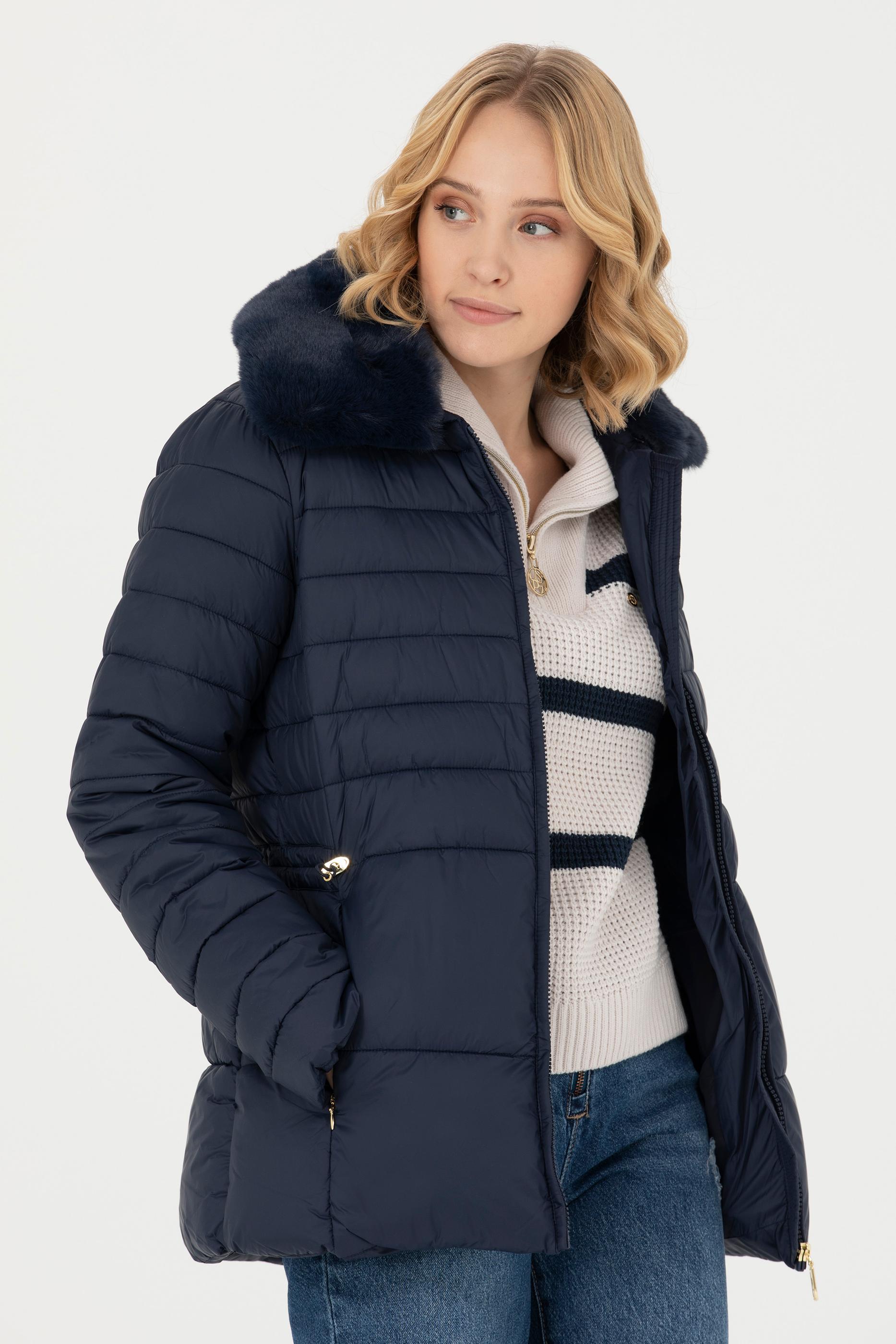 Kadın Lacivert Mont