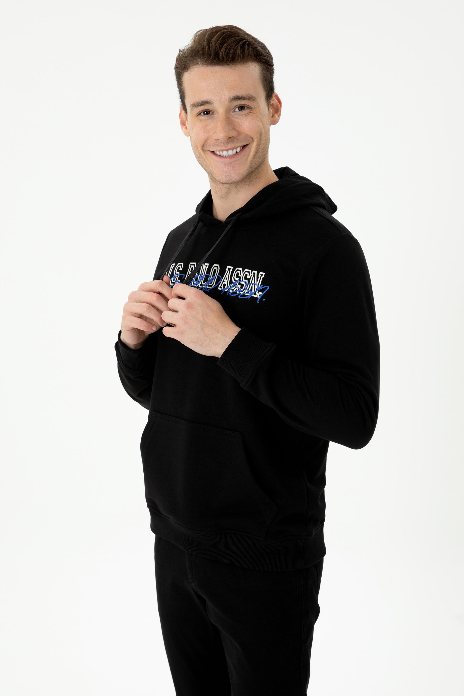 Erkek Siyah Sweatshirt