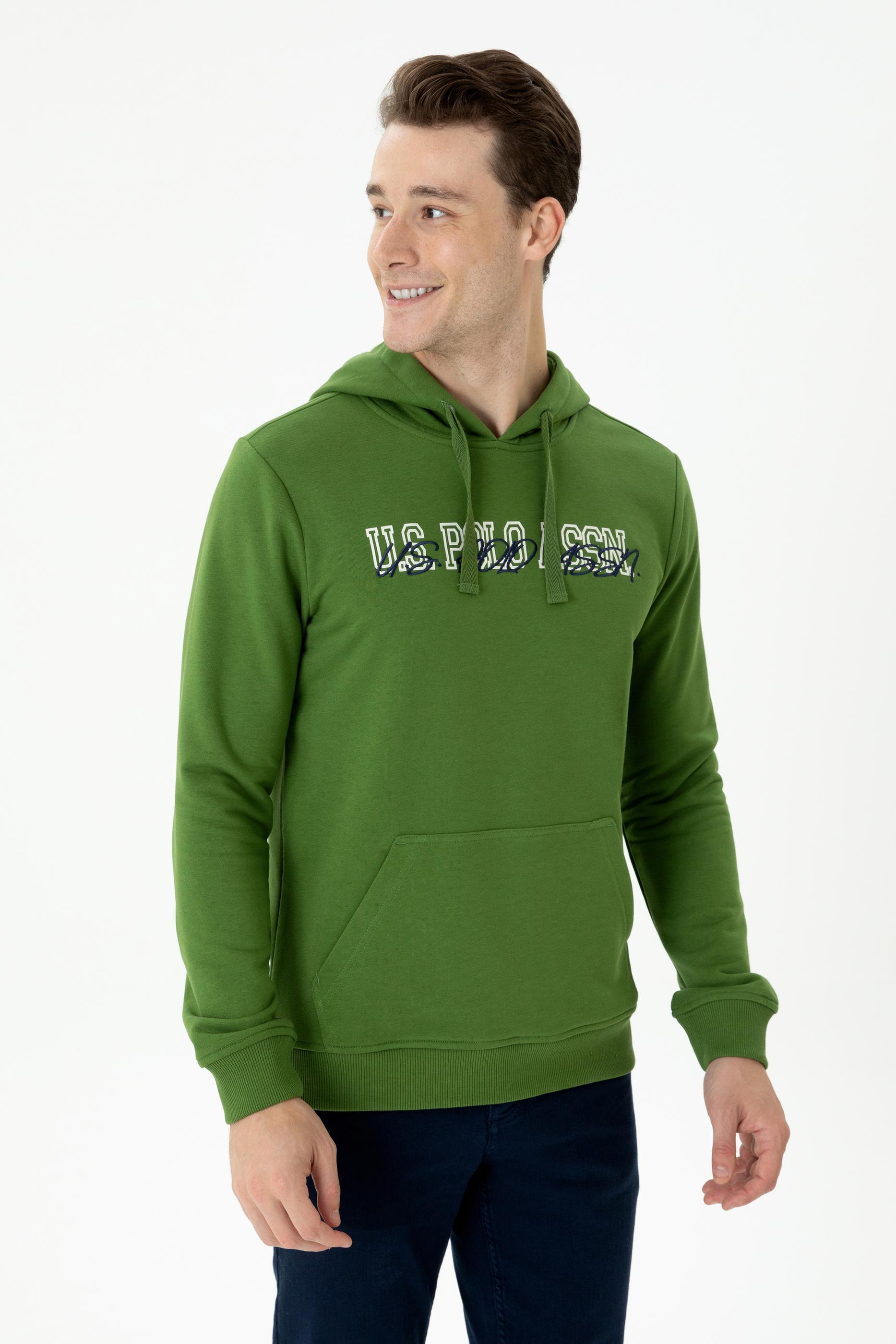 Erkek Yeşil Sweatshirt