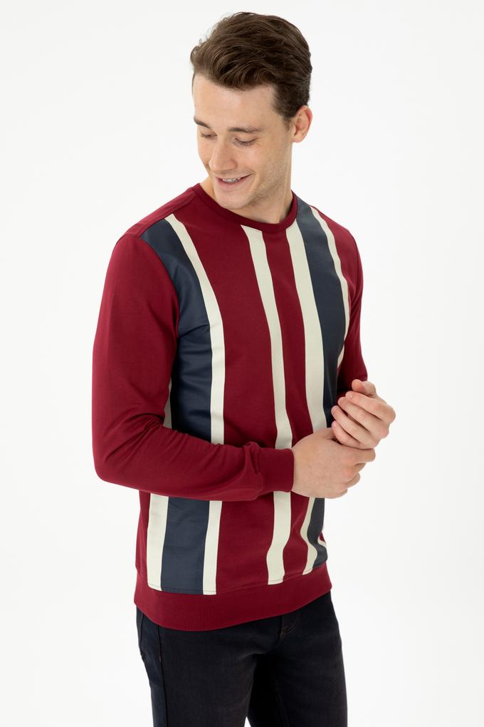 Erkek Bordo Sweatshirt