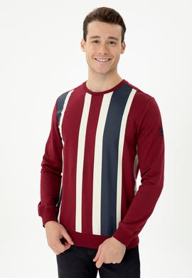Erkek Bordo Sweatshirt - 50276409017