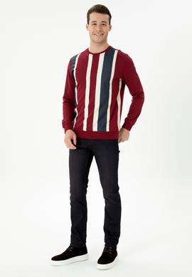 Erkek Bordo Sweatshirt - 50276409017