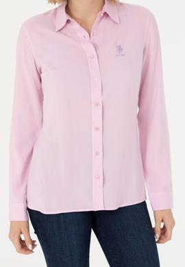 Kadın Lila Uzun Kollu Gömlek - 50277629027