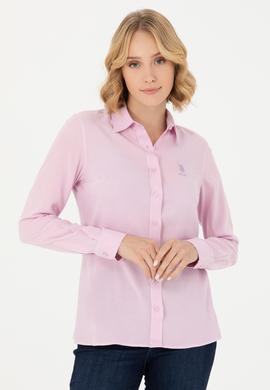 Kadın Lila Uzun Kollu Gömlek - 50277629027