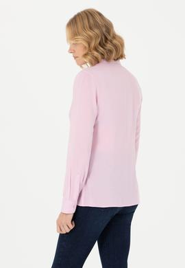 Kadın Lila Uzun Kollu Gömlek - 50277629027