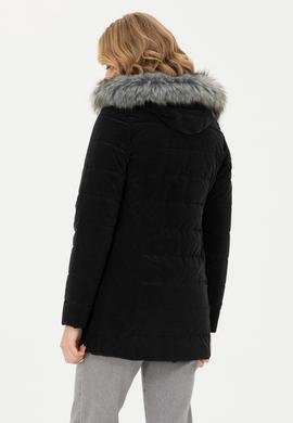 Kadın Siyah Deri Ceket - 50278989001