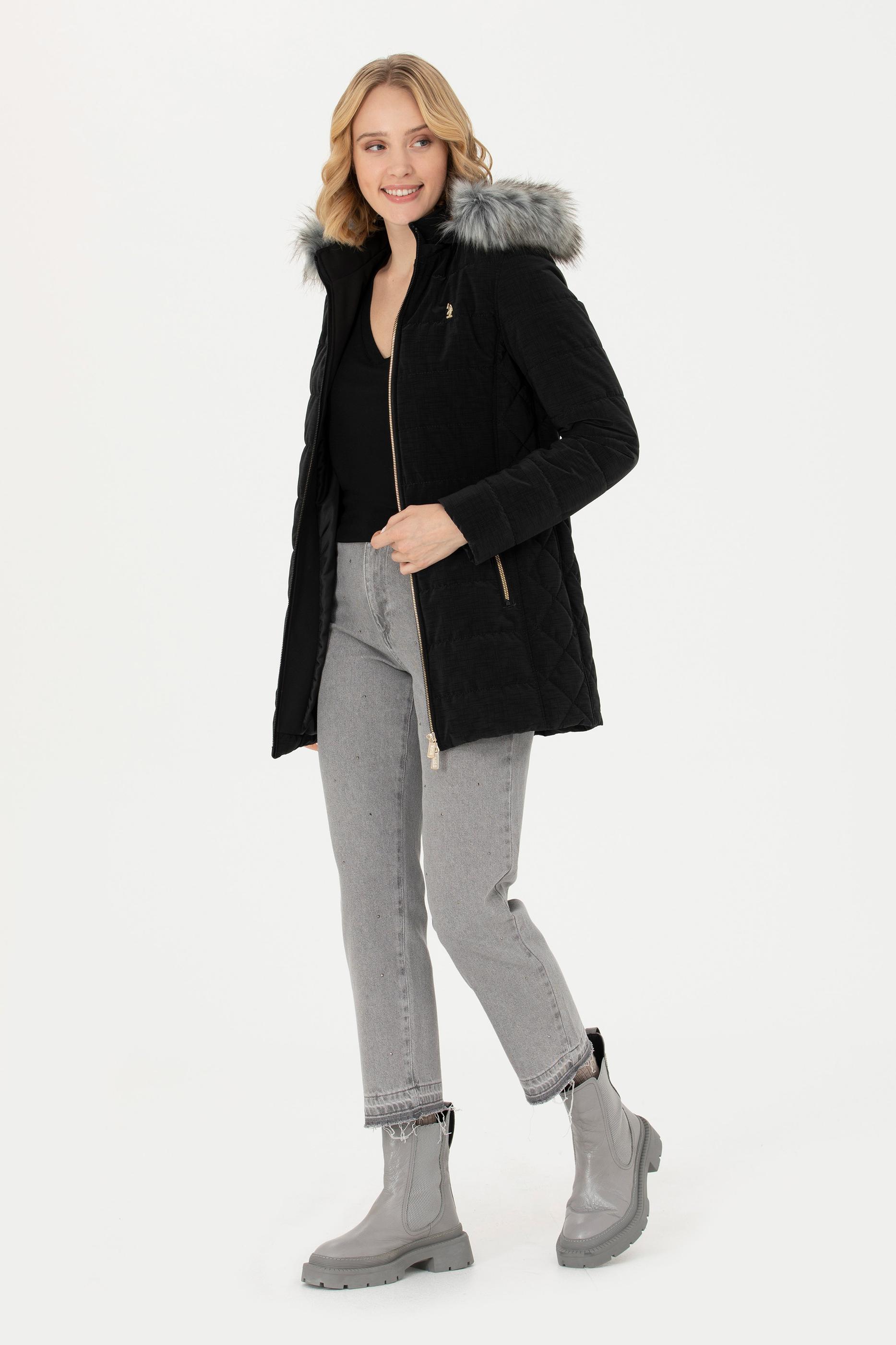 Kadın Siyah Deri Ceket