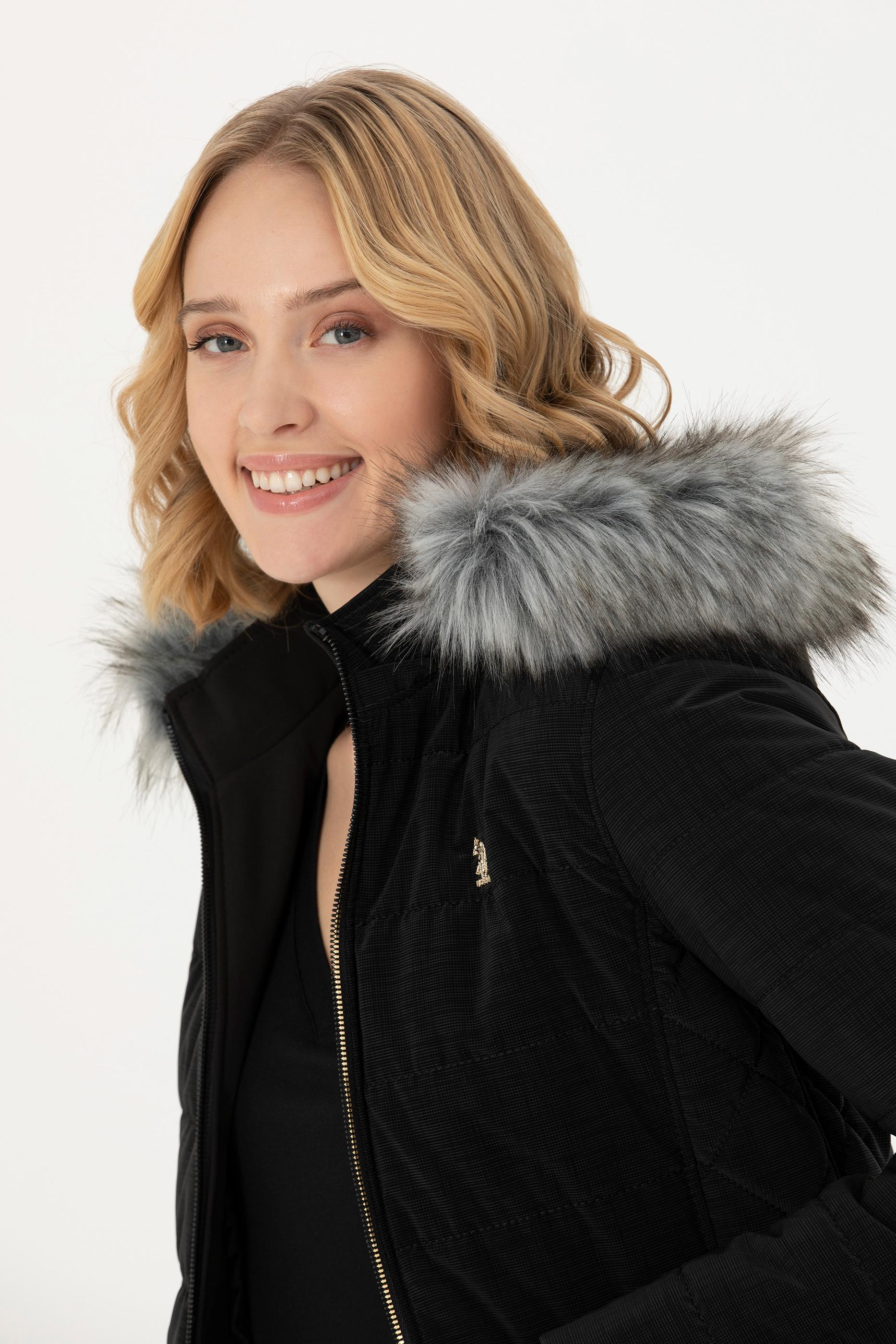 Kadın Siyah Deri Ceket