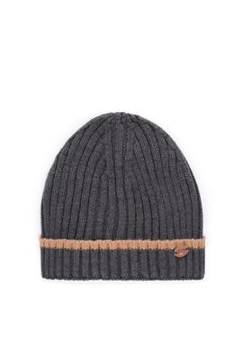 Erkek Gri Melanj Kaşkol Bere Takım - 50260783001