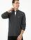 Erkek Antrasit Melanj Basic Triko Hırka