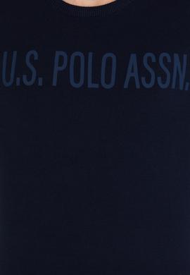 Erkek Lacivert Bisiklet Yaka Triko Kazak - 50256186004