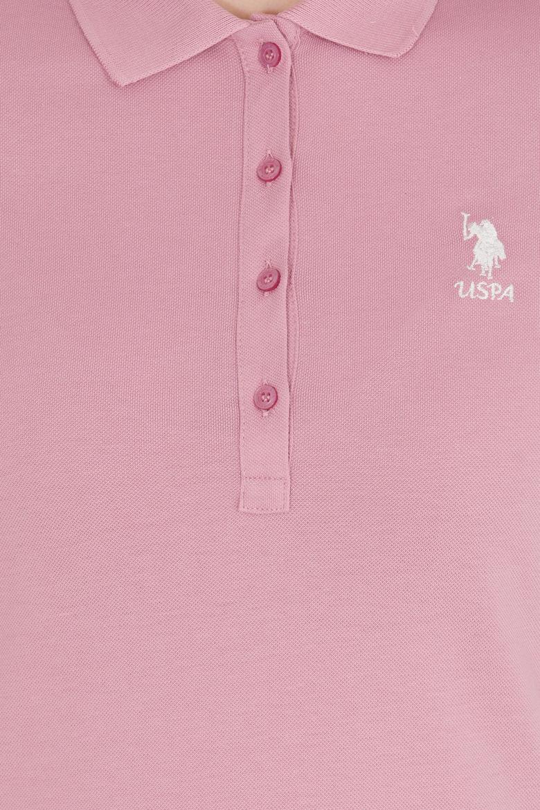 Kadın Manolya Polo Yaka Basic Sweatshirt - 50256259081