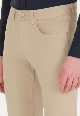Erkek Slim Fit Taş Kanvas Pantolon - 50262979002
