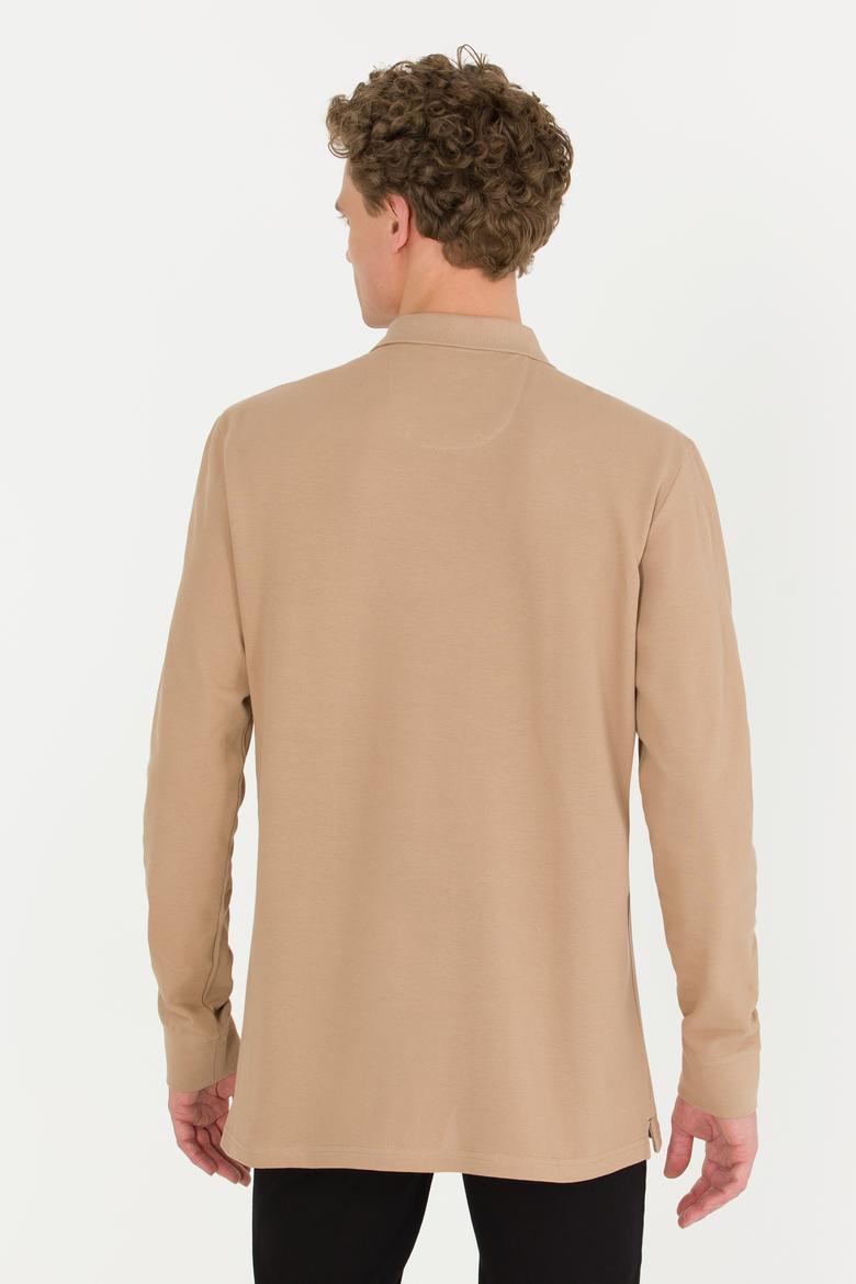 Erkek Camel Basic Sweatshirt - 50263111016