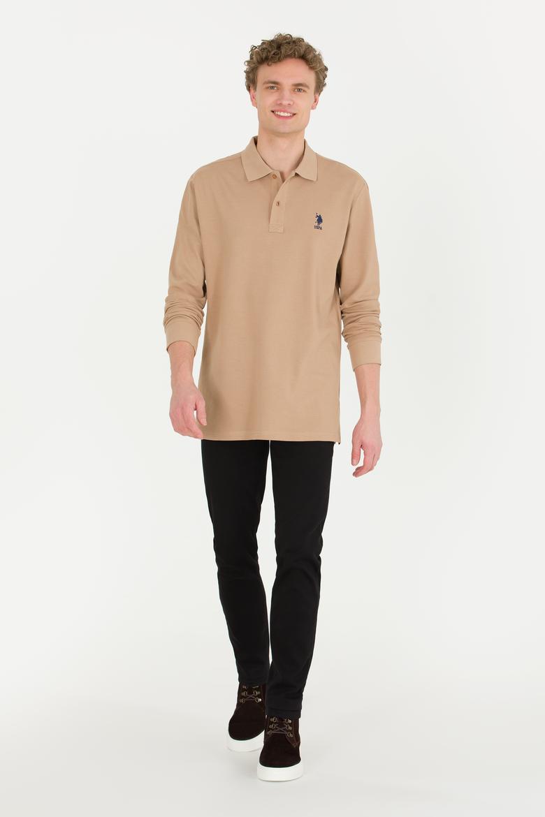 Erkek Camel Basic Sweatshirt - 50263111016