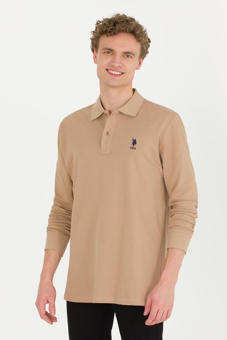 Erkek Camel Basic Sweatshirt