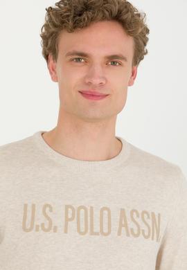 Erkek Taş Melanj Bisiklet Yaka Triko Kazak - 50256186027