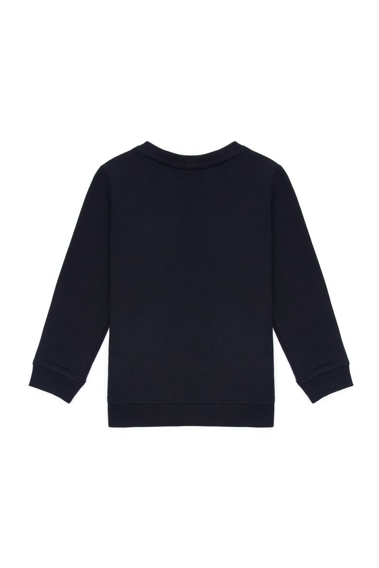 Erkek Çocuk Siyah Basic Sweatshirt - 50254505058