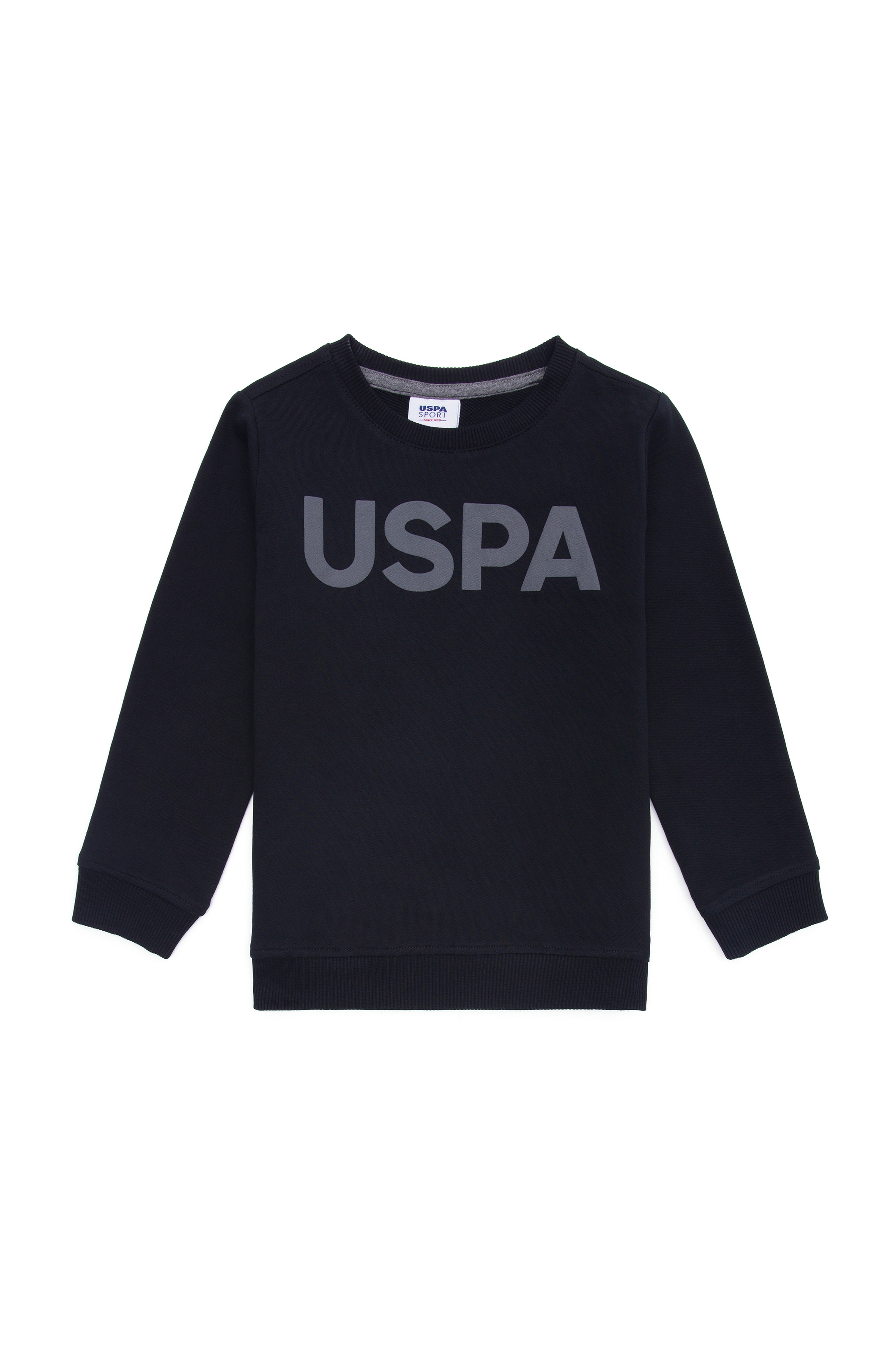 Erkek Çocuk Siyah Basic Sweatshirt - Image 1