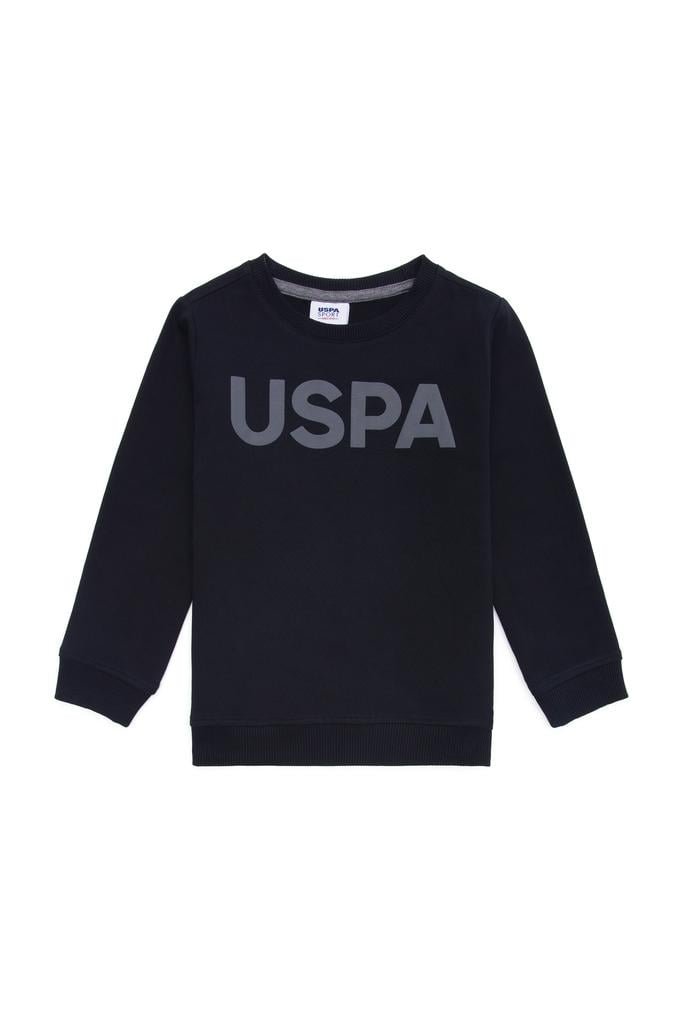 Erkek Çocuk Siyah Basic Sweatshirt