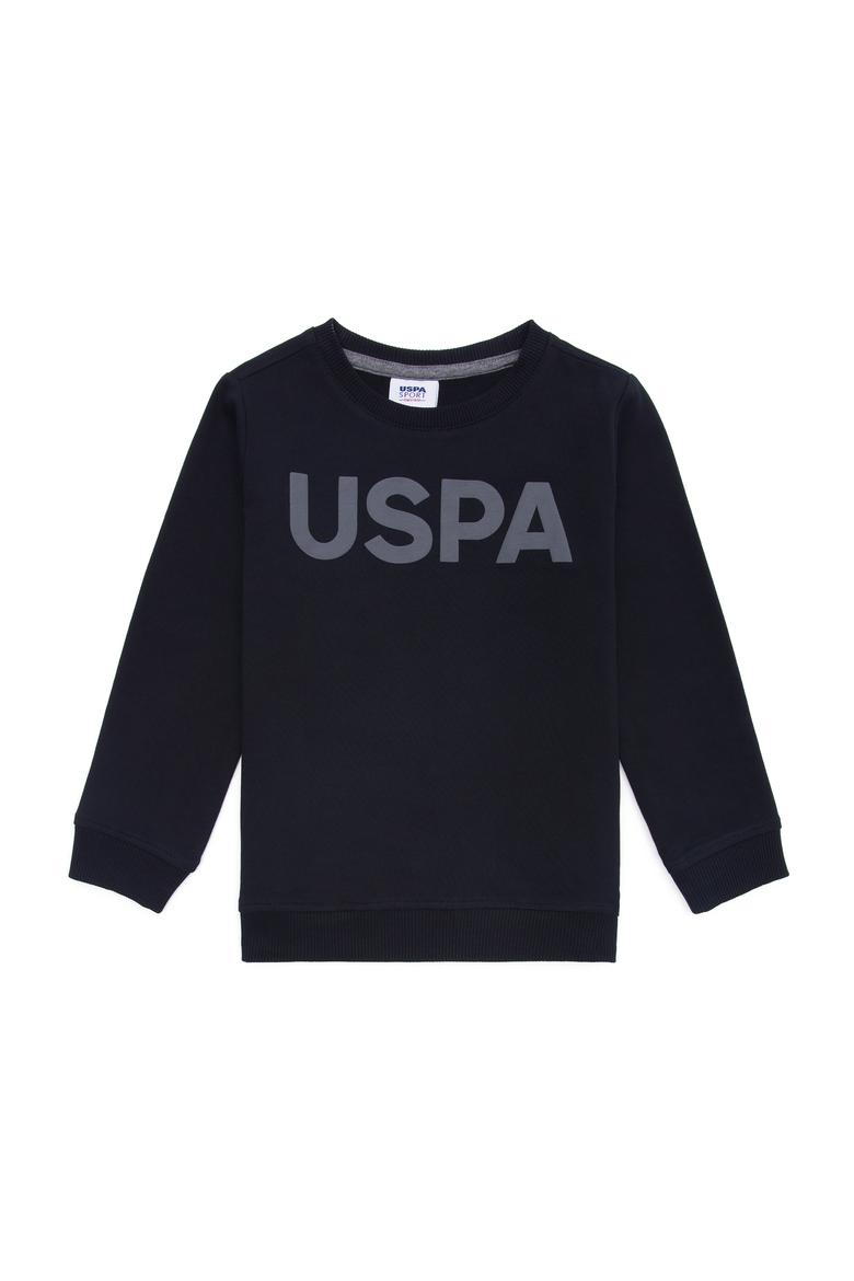 Erkek Çocuk Siyah Basic Sweatshirt
