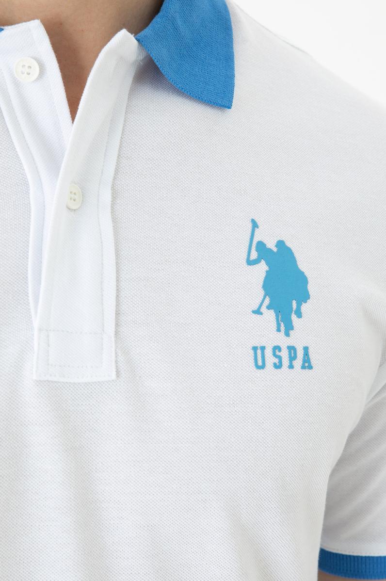 Erkek Beyaz Polo Yaka Tişört