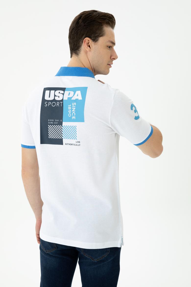 Erkek Beyaz Polo Yaka Tişört - 50263444006