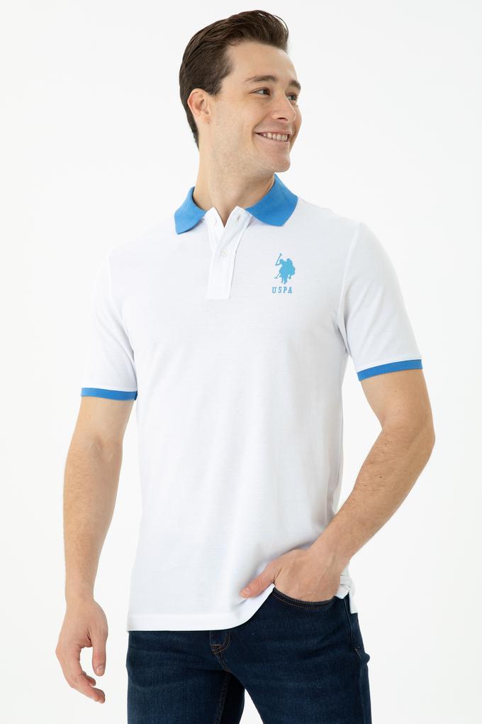 Erkek Beyaz Polo Yaka Tişört