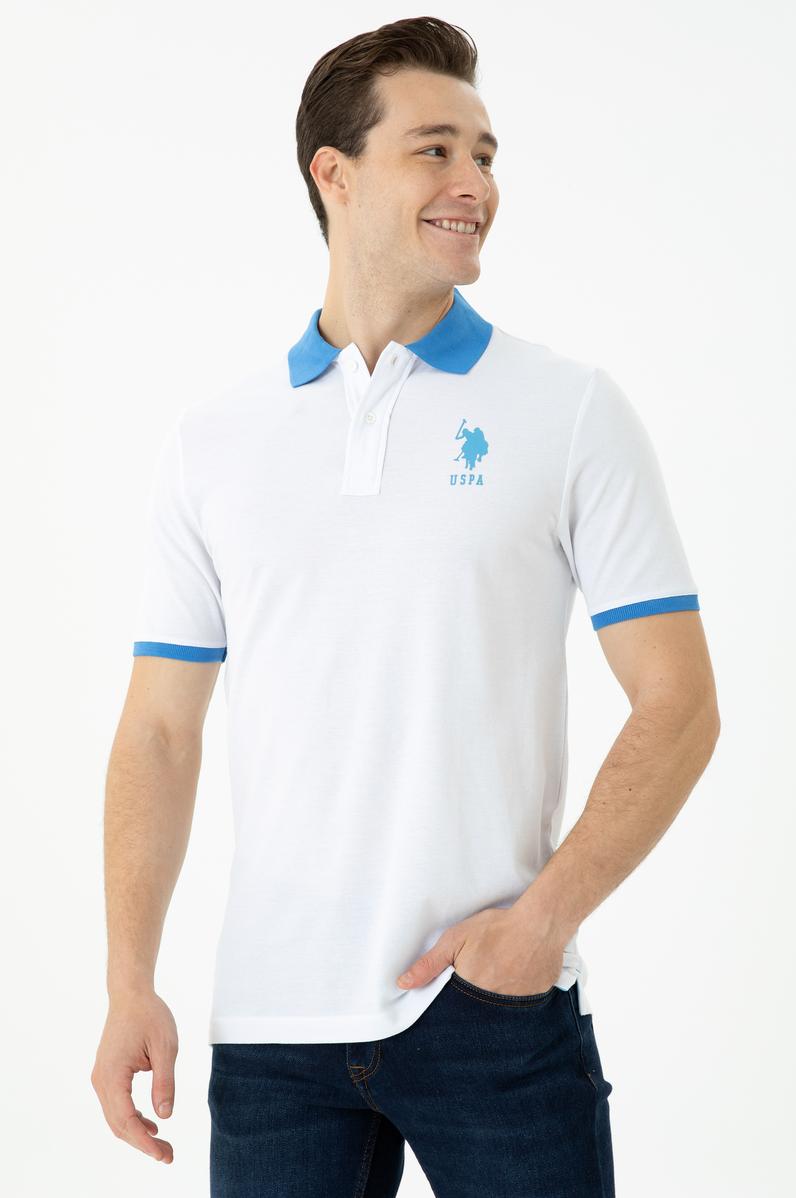 Erkek Beyaz Polo Yaka Tişört