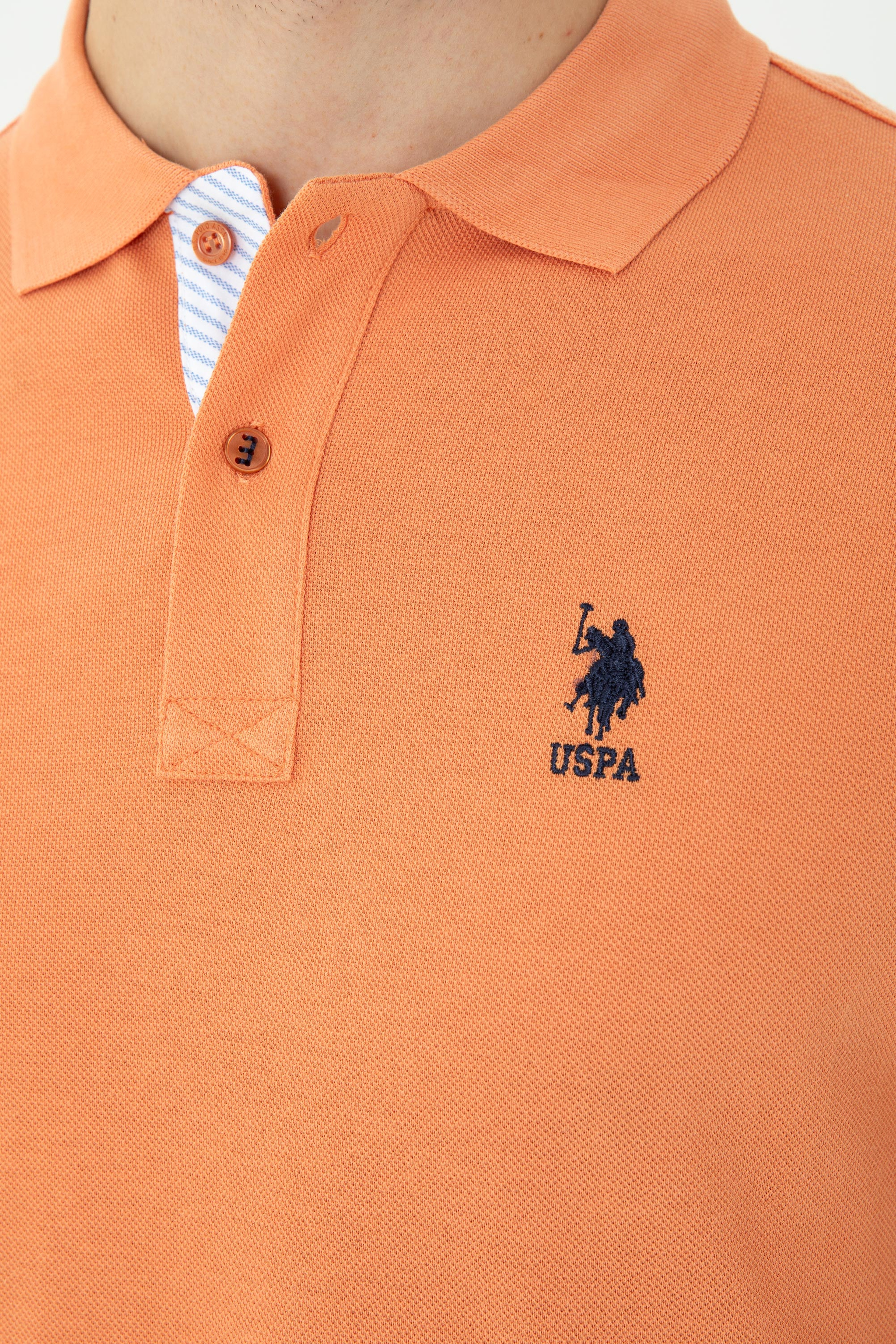 Erkek Kiremit Basic Polo Yaka Tişört