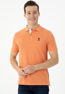 Erkek Kiremit Basic Polo Yaka Tişört - 50263236253