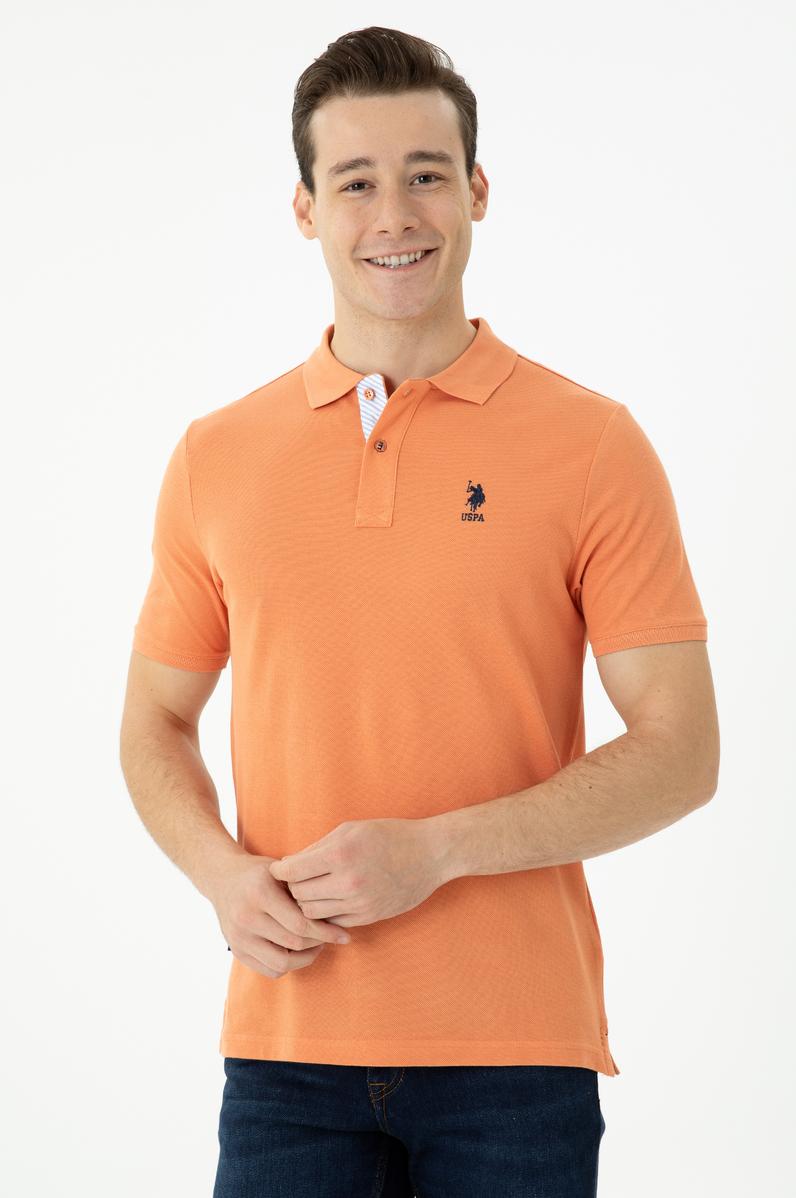 Erkek Kiremit Basic Polo Yaka Tişört