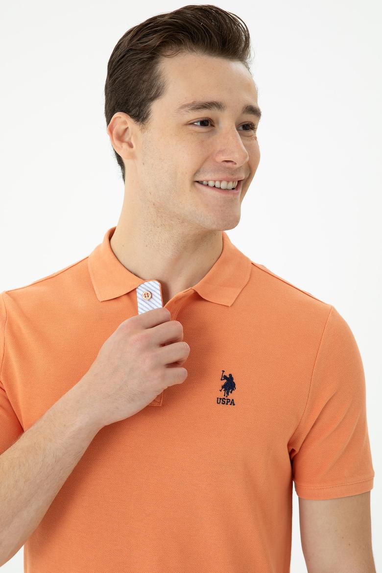 Erkek Kiremit Basic Polo Yaka Tişört - 50263236253