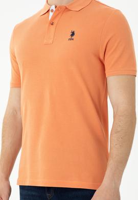 Erkek Kiremit Basic Polo Yaka Tişört - 50263236253