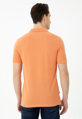 Erkek Kiremit Basic Polo Yaka Tişört - 50263236253