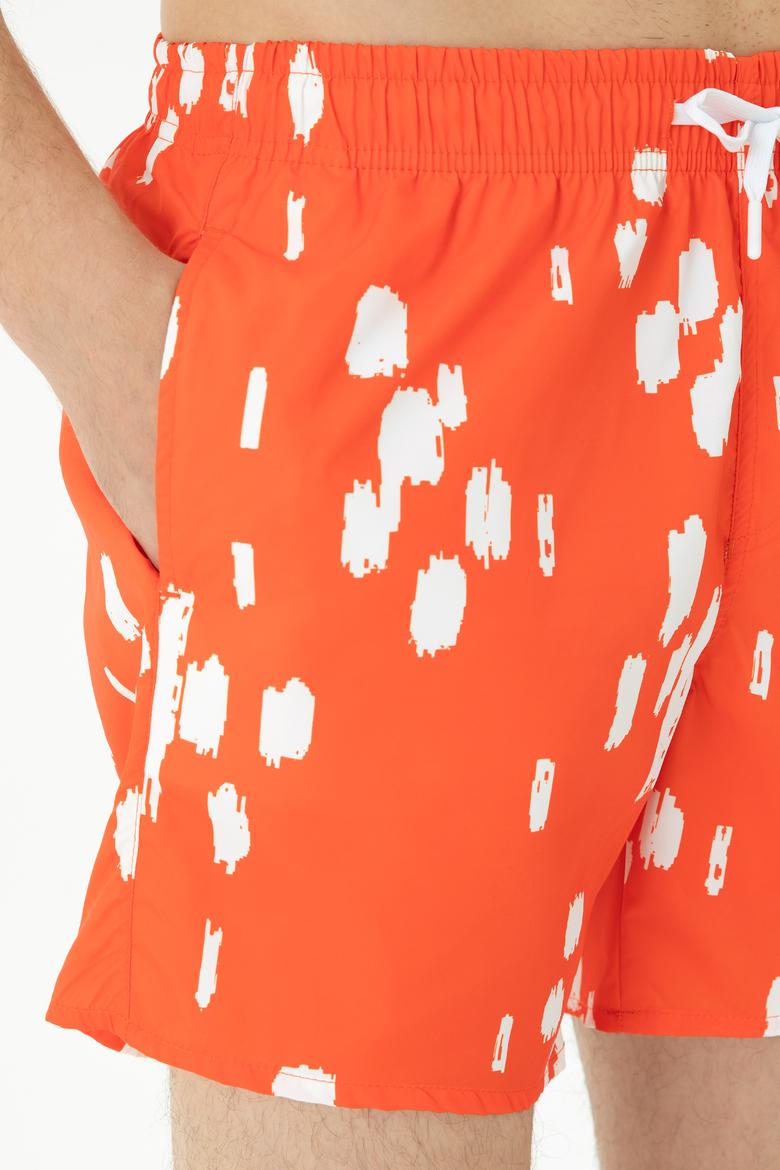 Erkek Turuncu Deniz Şortu - 50261577043