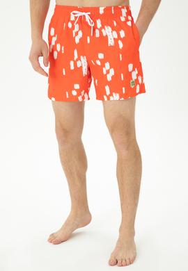 Erkek Turuncu Deniz Şortu - 50261577043