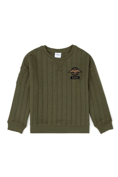 Erkek Çocuk Haki Sweatshirt