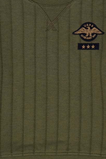 Erkek Çocuk Haki Sweatshirt