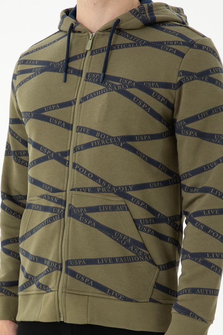 Erkek Haki Örme Hırka - 50270865017