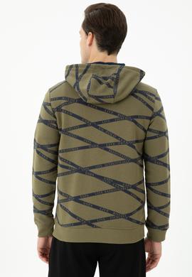 Erkek Haki Örme Hırka - 50270865017