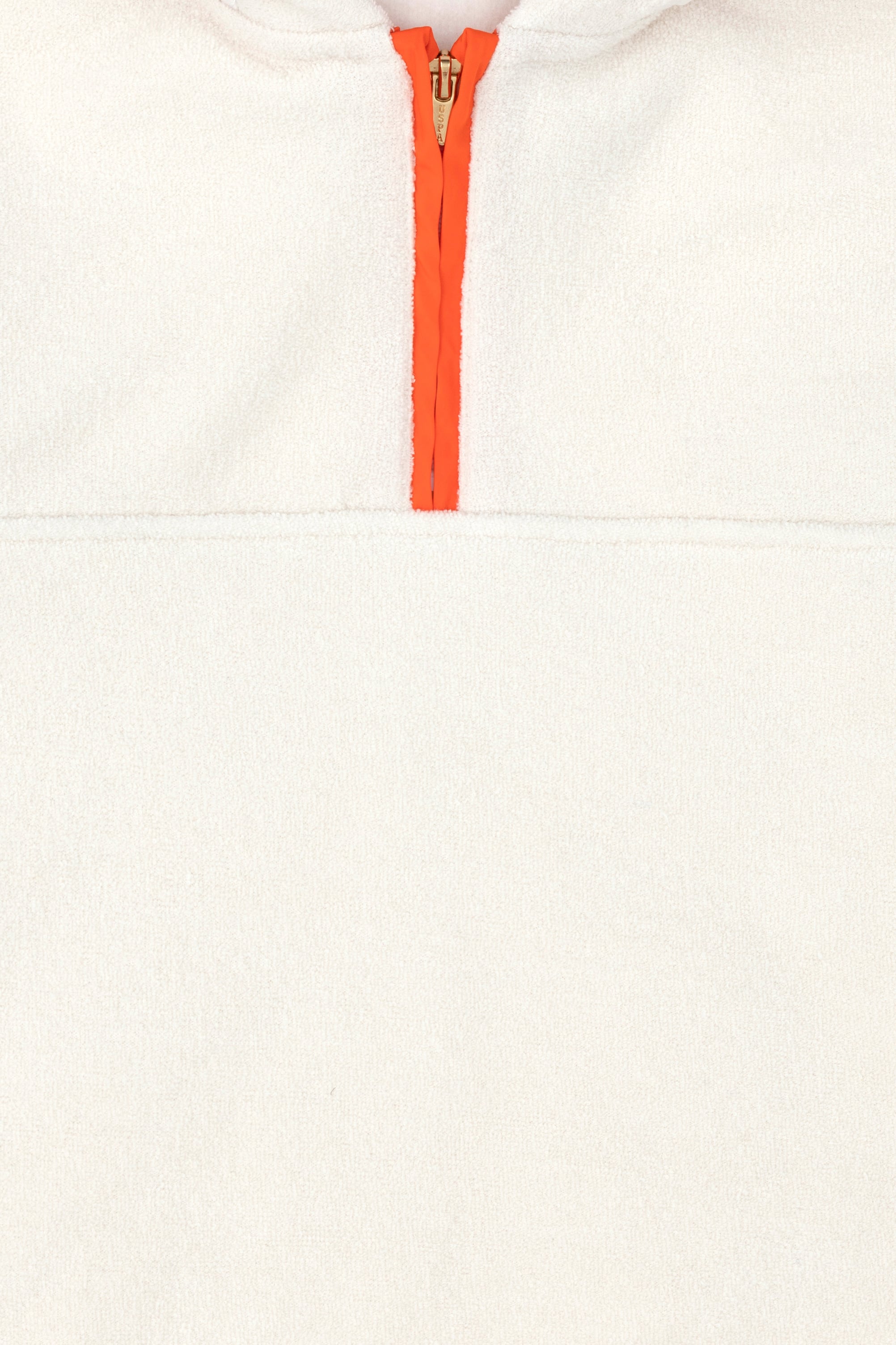 Kız Çocuk Taş Yarım Fermuarlı Polar Sweatshirt - Image 4