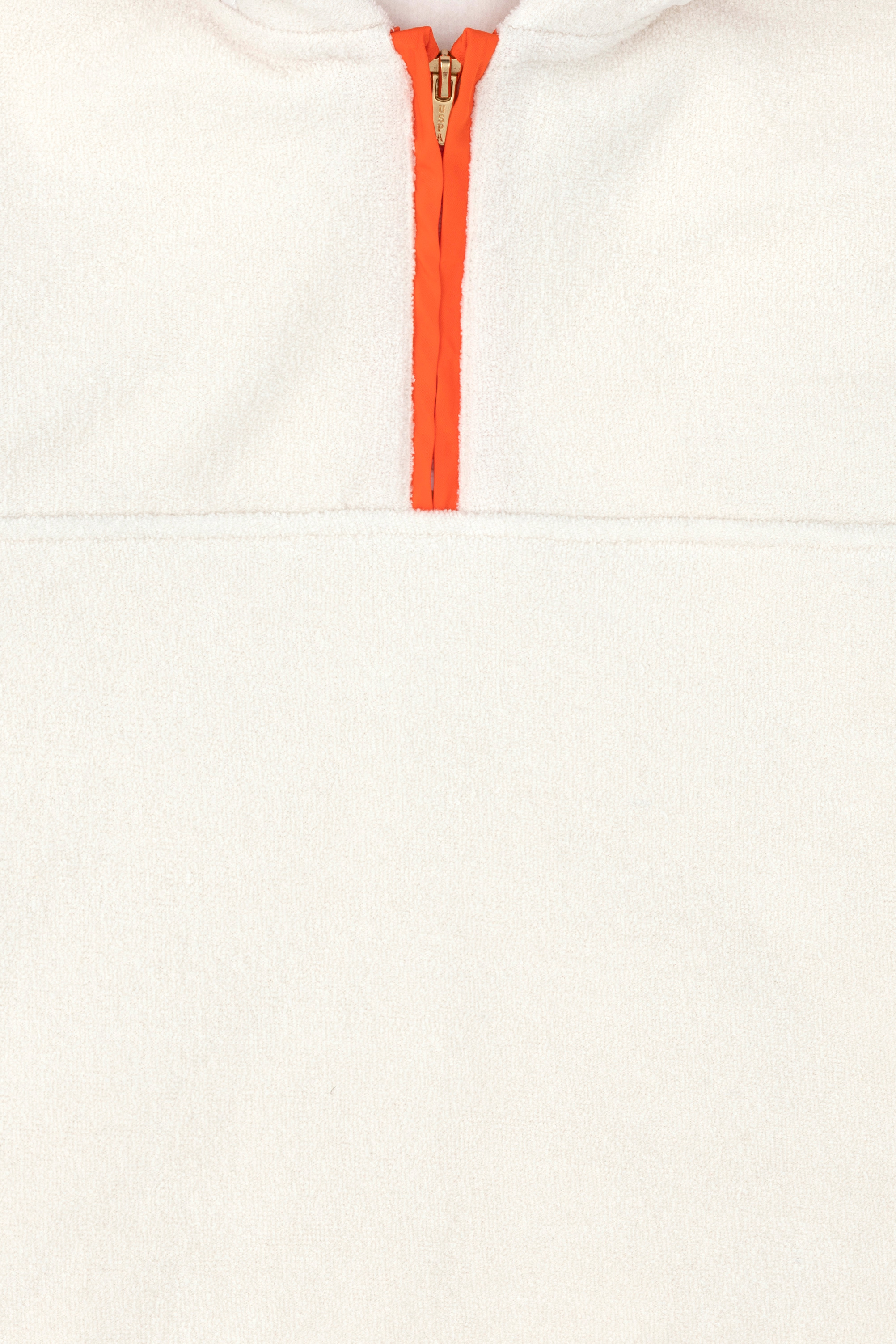 Kız Çocuk Taş Yarım Fermuarlı Polar Sweatshirt