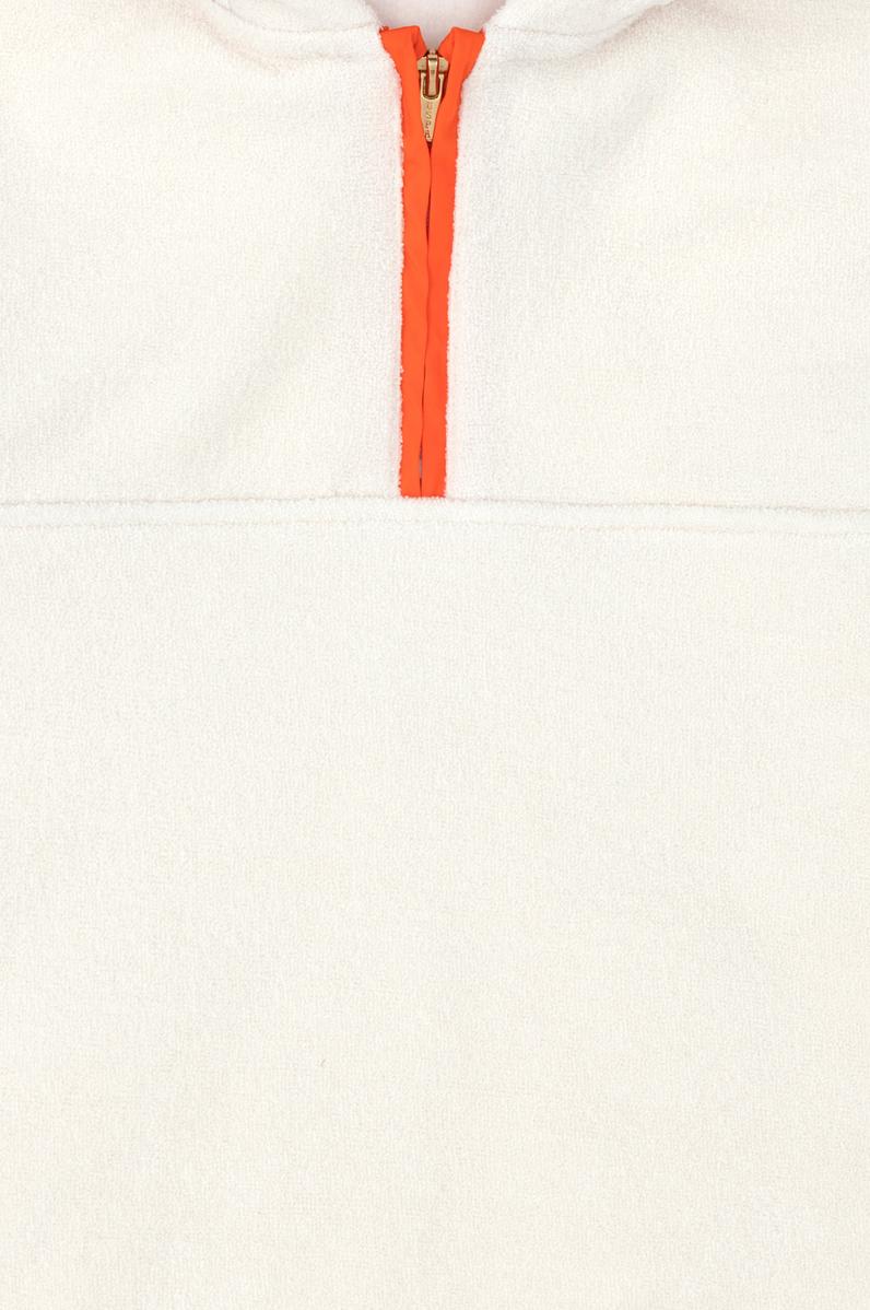 Kız Çocuk Taş Yarım Fermuarlı Polar Sweatshirt