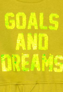 Kız Çocuk Fıstık Yeşili Sweatshirt - 50272425013