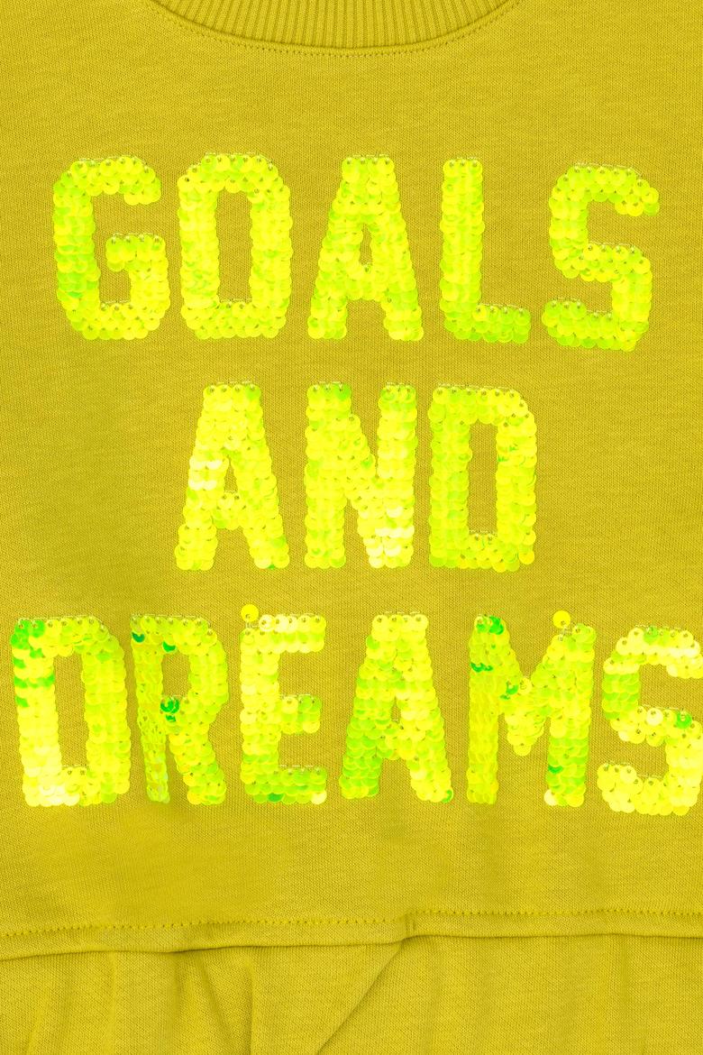 Kız Çocuk Fıstık Yeşili Sweatshirt - 50272425013