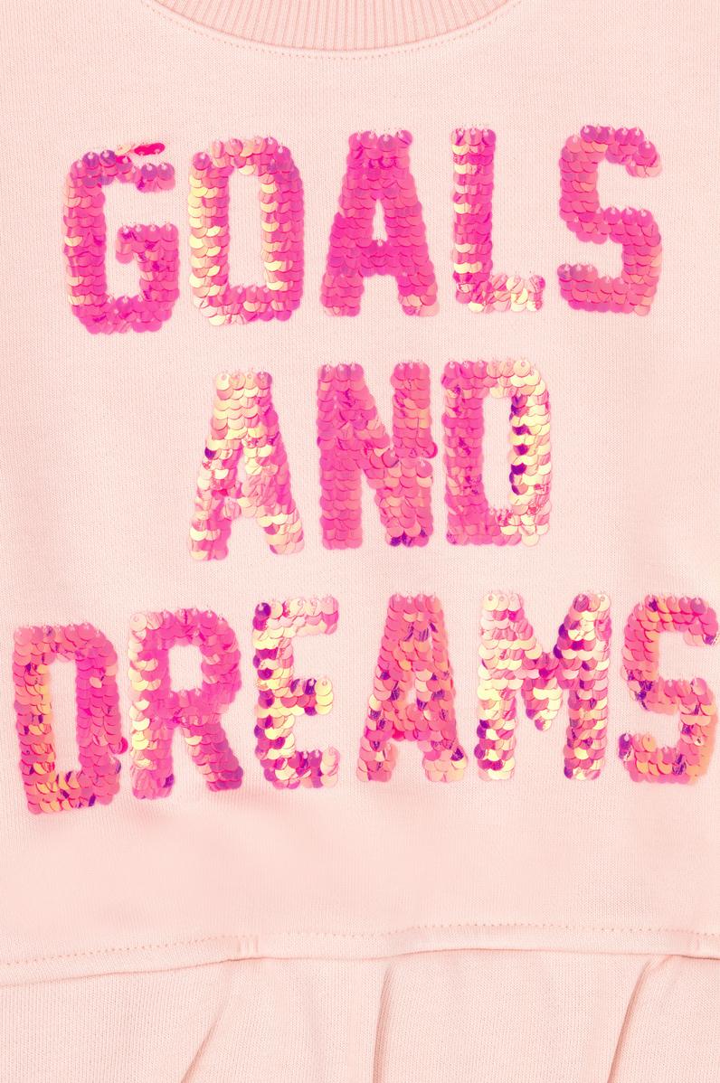 Kız Çocuk Toz Pembe Sweatshirt