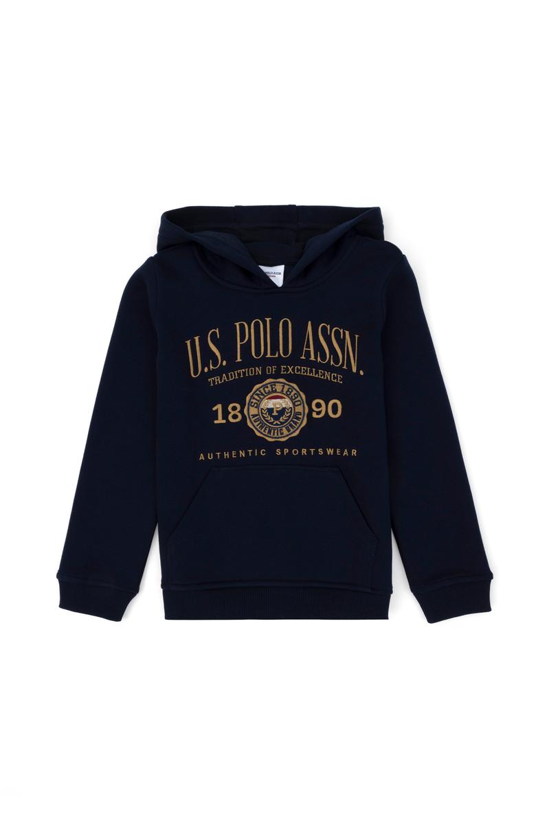 Erkek Çocuk Lacivert Kapüşonlu Sweatshirt