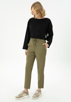 Kadın Koyu Haki Pantolon - 50271939030